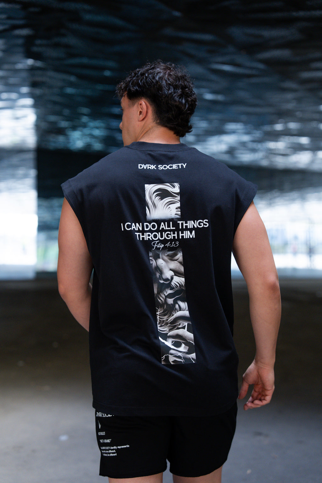 Exodus Raw Tee "ONIX"